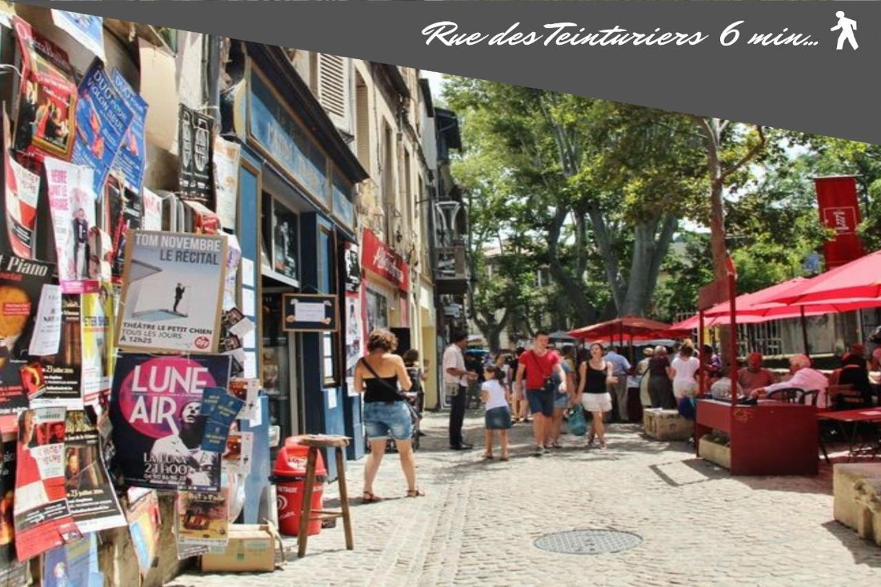 Le Chapeau Rouge au coeur du centre historique Avignon Extérieur photo
